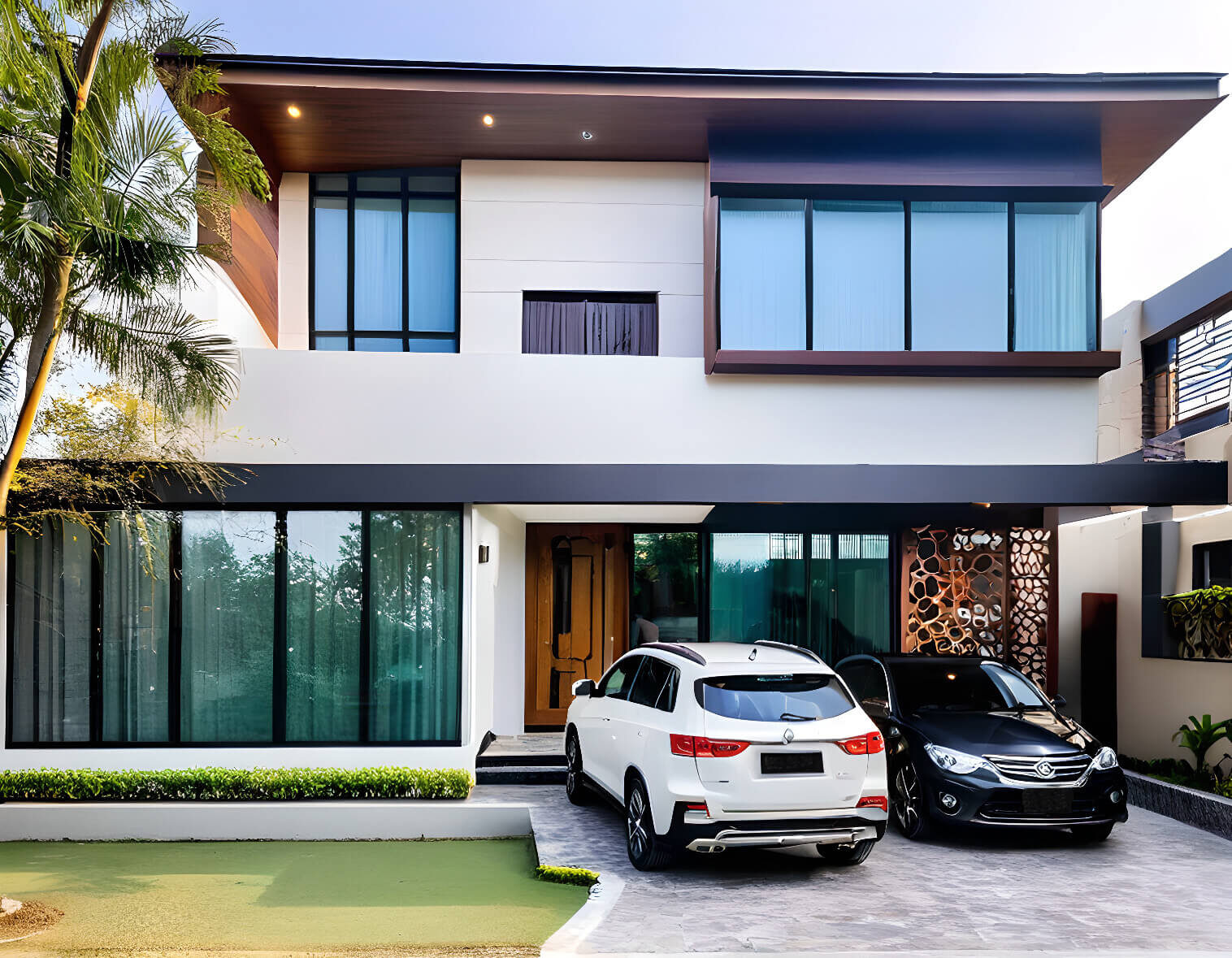 Completed landed house by CoreBuild Engineering — semi-detached, 2 storeys