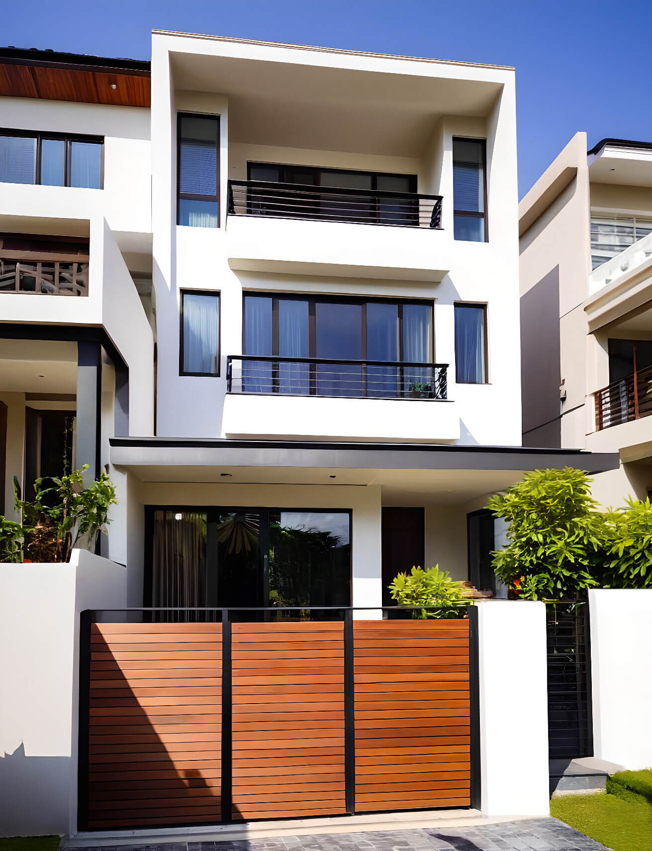 Completed landed house by CoreBuild Engineering — semi-detached, 3 storeys